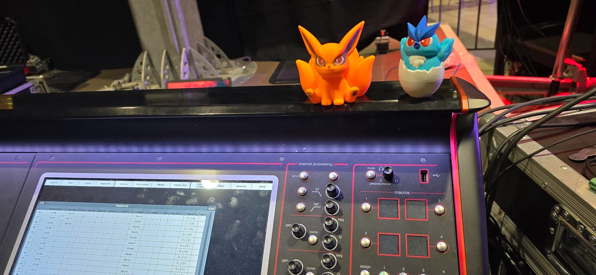 Bühnen-Setup mit LED-Wand und Lichtdesign bei der ComicCon Freiburg